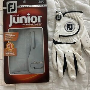 FootJoy Junior White Golf Glove